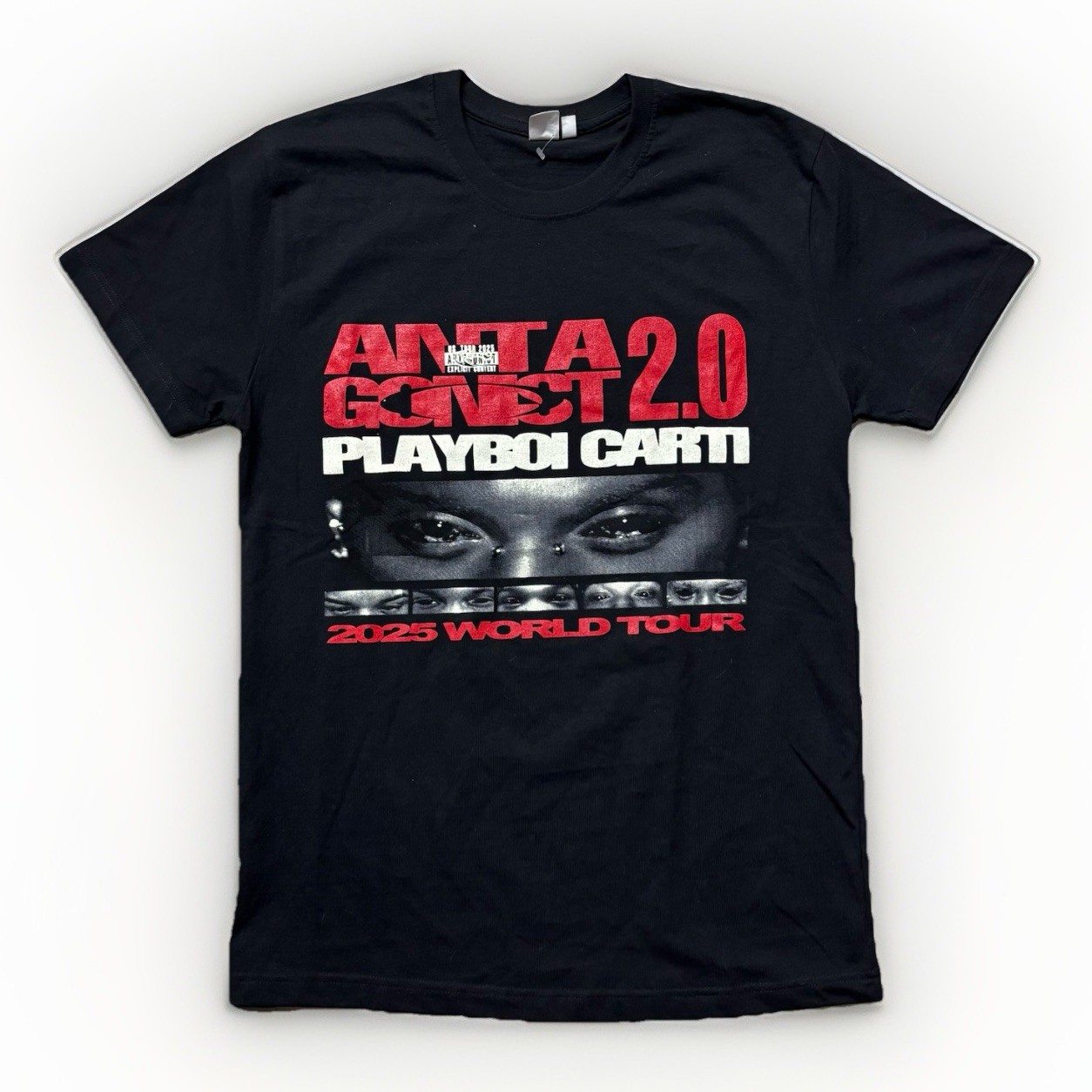 Playboi Carti Antagonist Tour T-Shirt 2025 World Tour Graphic Tee Double Sided