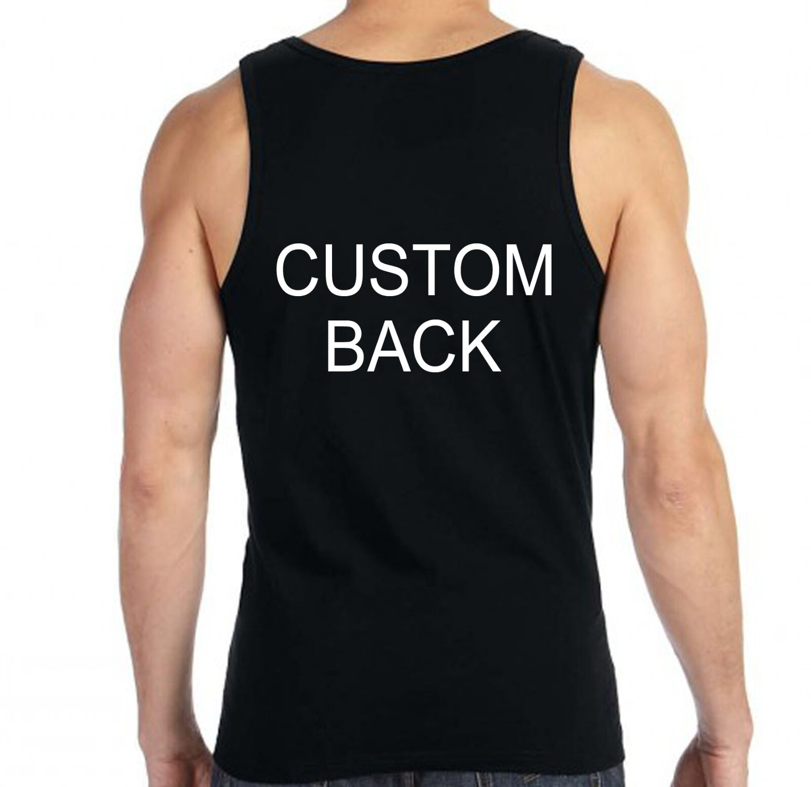 CUSTOMIZED SHIRTS IMAGE PHOTO DTG PRINTING DIRECT TO GARMENT MENS TANK TOP gallery