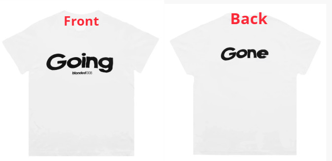 Going Gone Tee 2-sided Reprint gallery