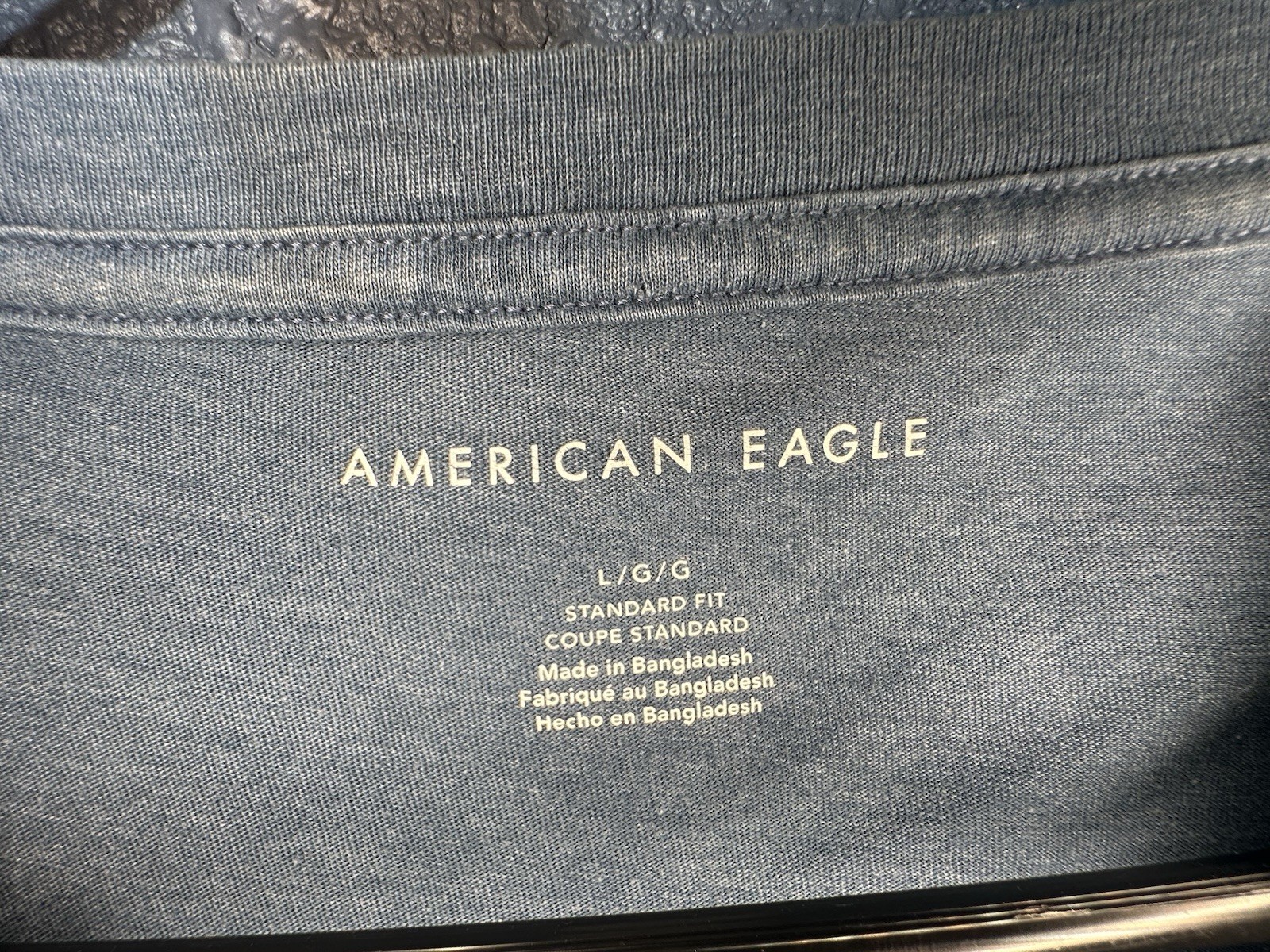American Eagle Men's Short Sleeve T Shirt Size Medium Blue Logo gallery