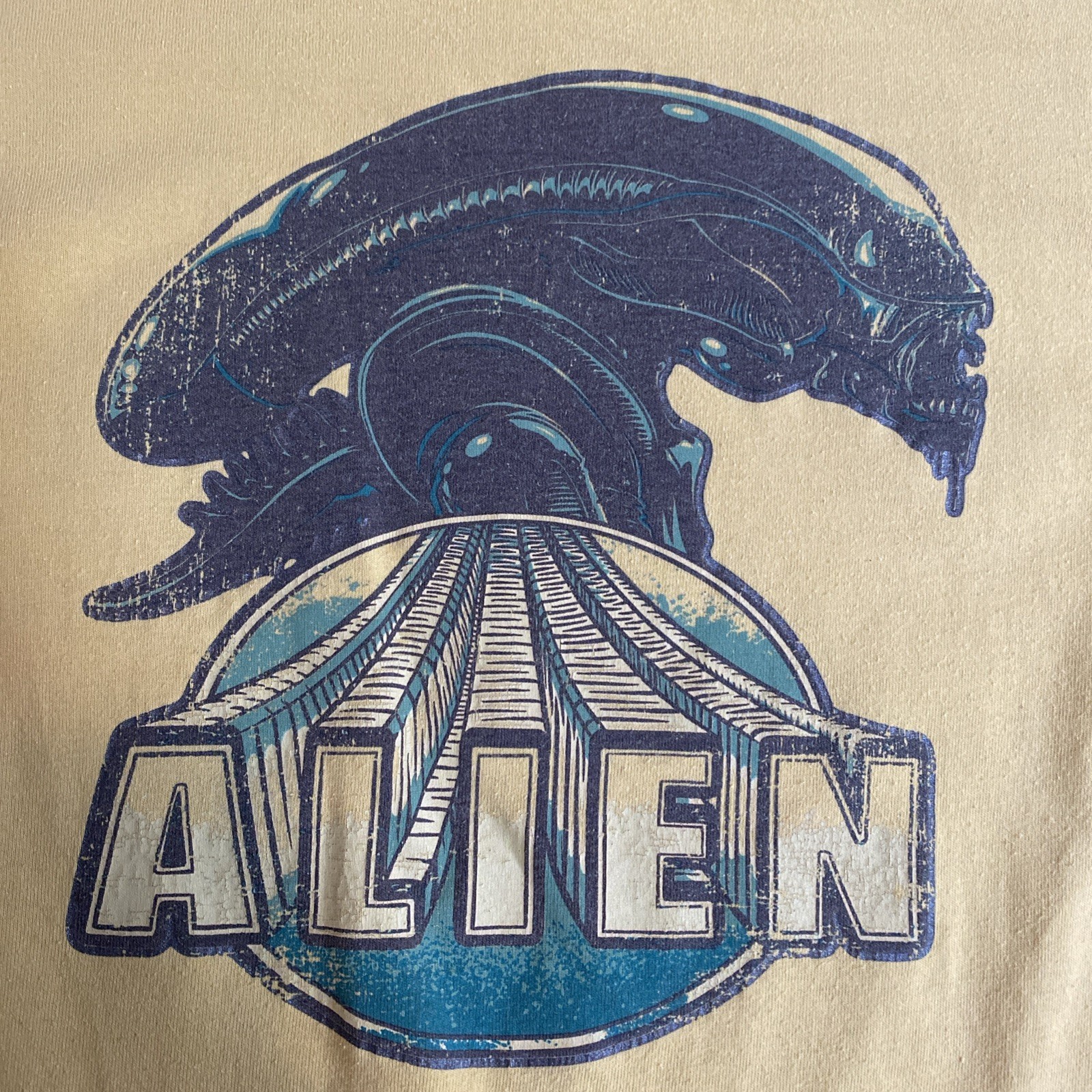 Vintage Alien Movie Ringer Shirt Sz S/M See Description gallery