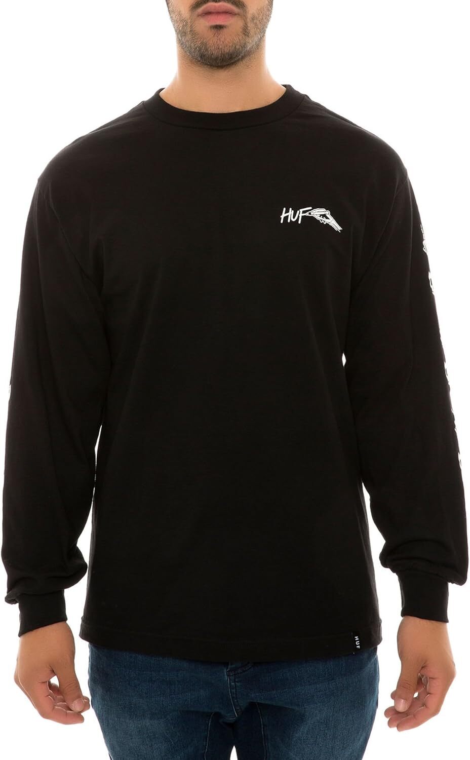 New Skate Crew HUF x Todd Francis F*head Men's Black Cotton T Shirt RHUF-33 gallery