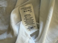 Versace Collection White Nero Stampa Print Crew Neck Short Sleeve T Shirt XXL