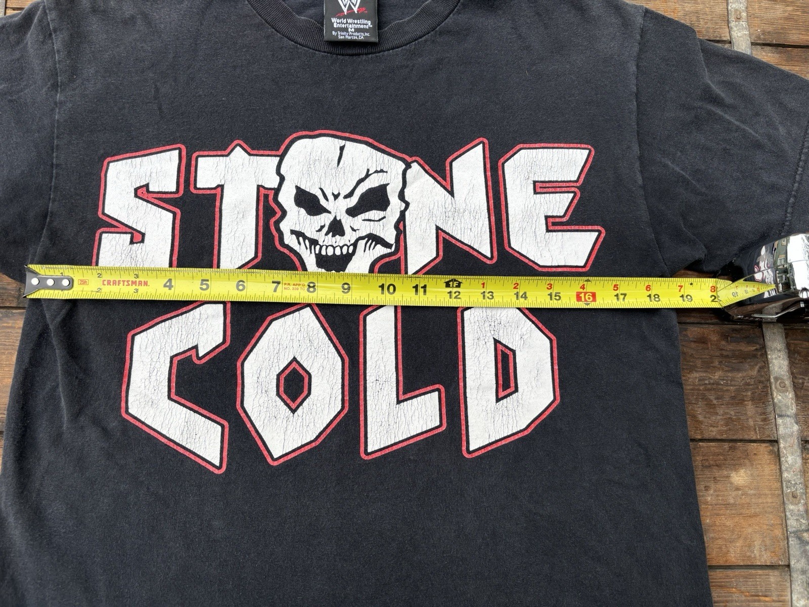 VTG 2003 Stone Cold Steve Austin Bullet Proof WWE T Shirt Medium Wrestling RARE gallery