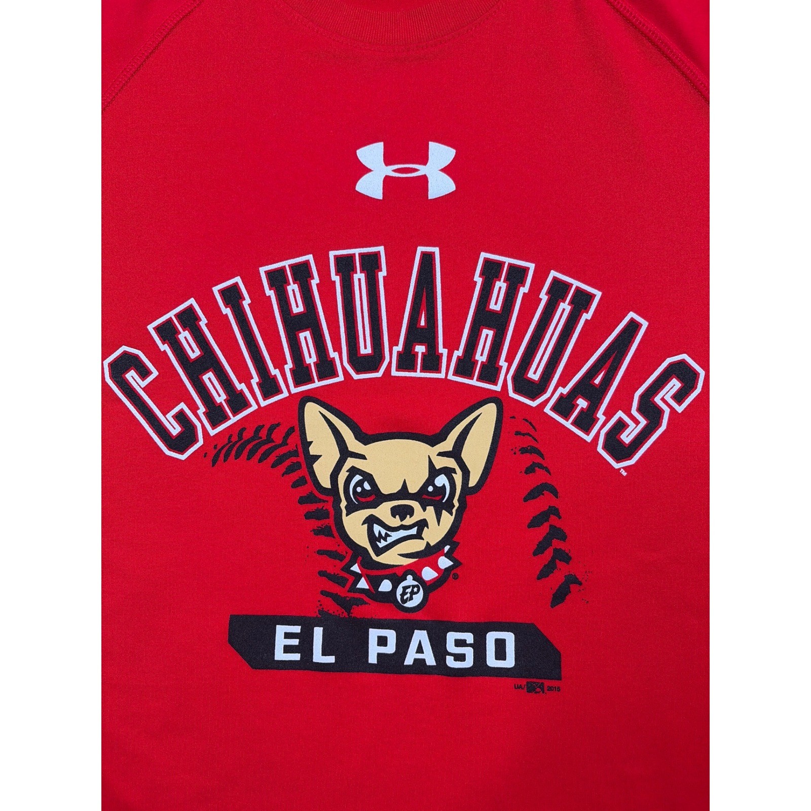 El Paso Chihuahuas Minor AAA Baseball Mens Small Under Armour HeatGear T-Shirt gallery