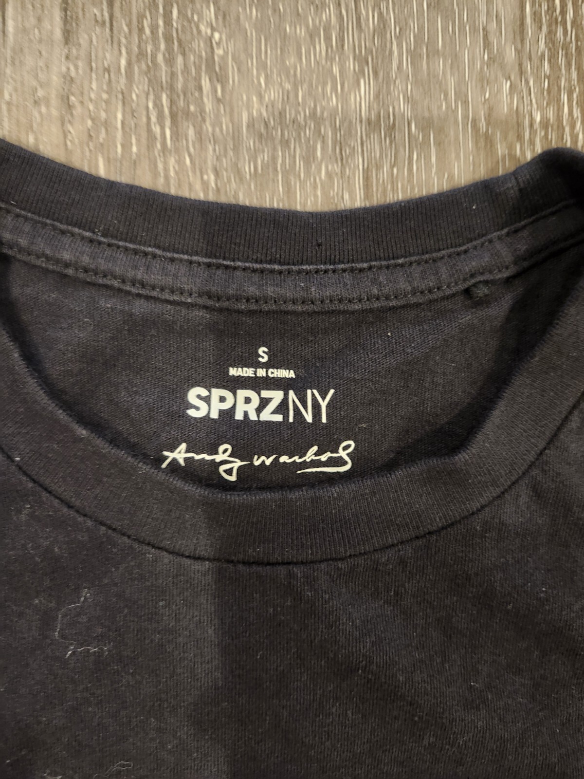 Uniqlo SPRZ NY x Andy Warhol T-Shirt Campbell Soup Logo size Small gallery
