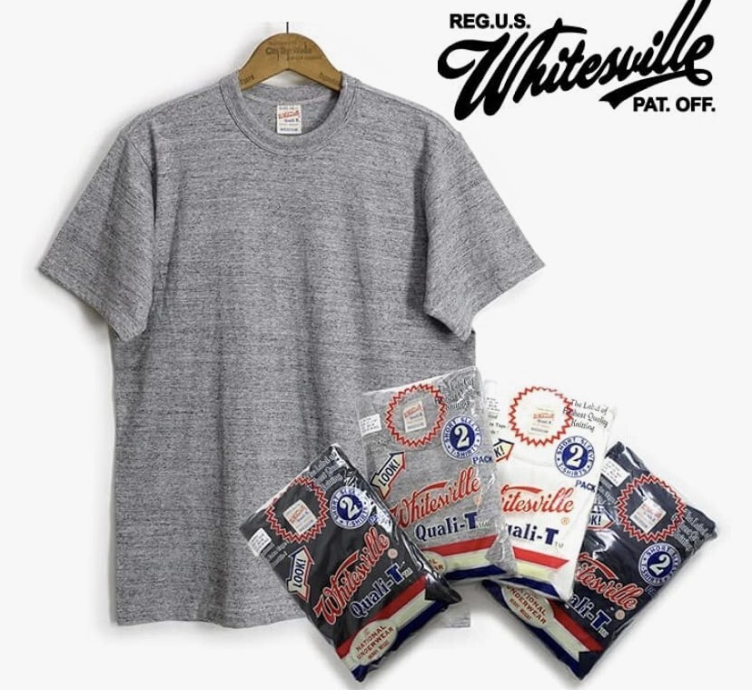 WHITESVILLE 2-PACK T-SHIRT -4 Size 4 Color [ WV73544 ] Made in Japan