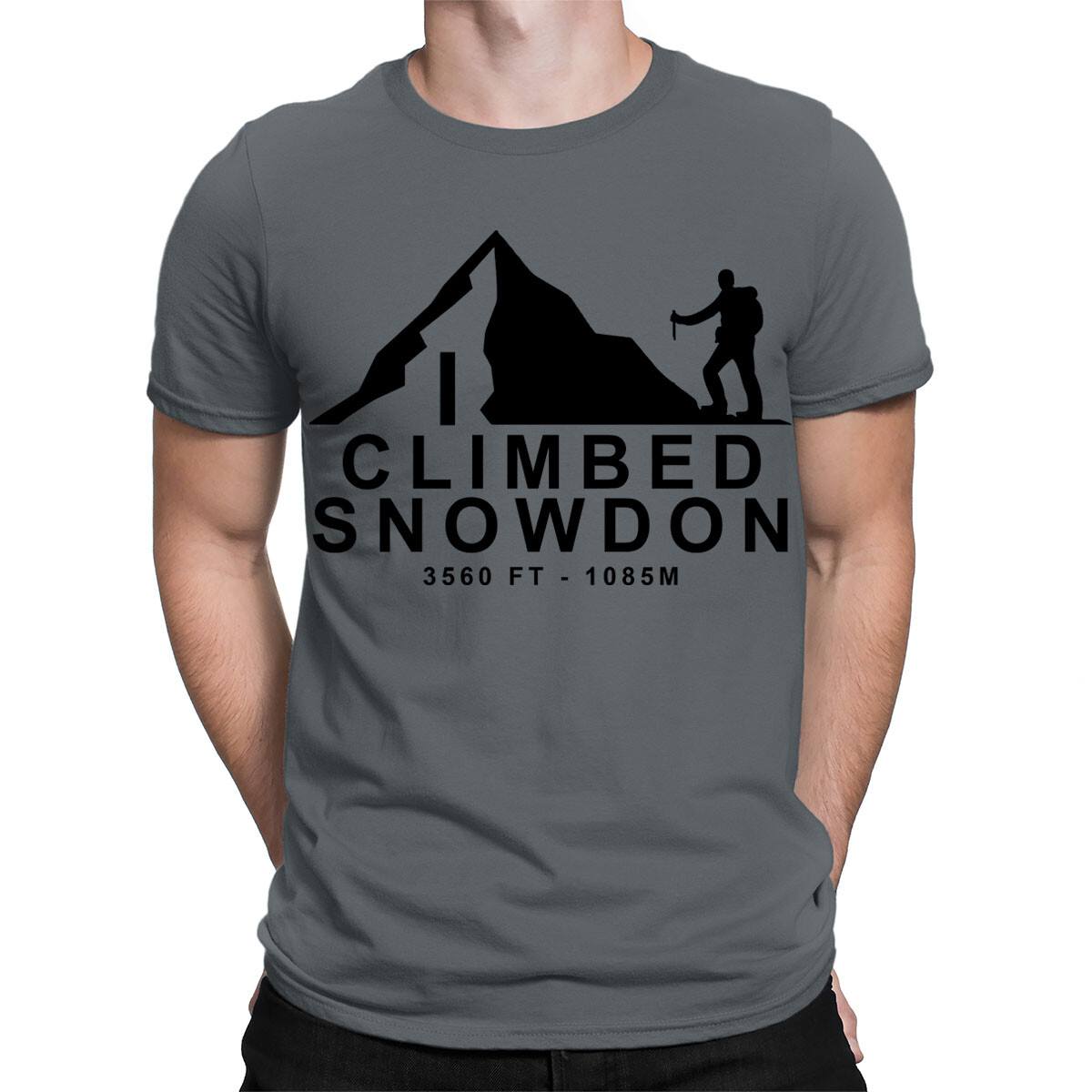 I Climbed Snowdon Mountain Hiking Gifts Adventure Mens Womens T-Shirts Top#TA-68 gallery