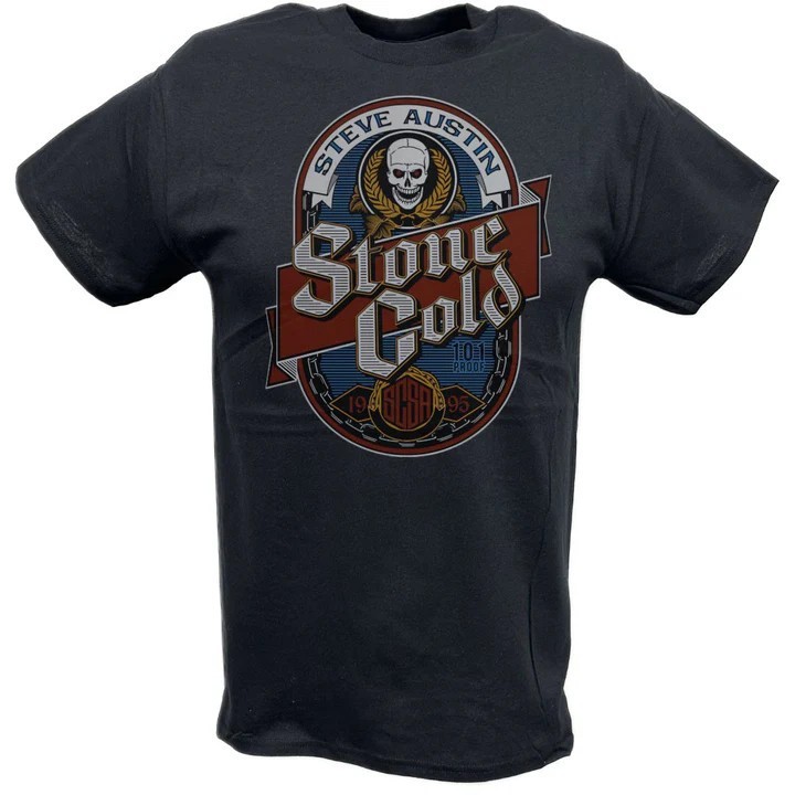 Stone Cold Steve Austin 101 Proof Label T-shirt gallery