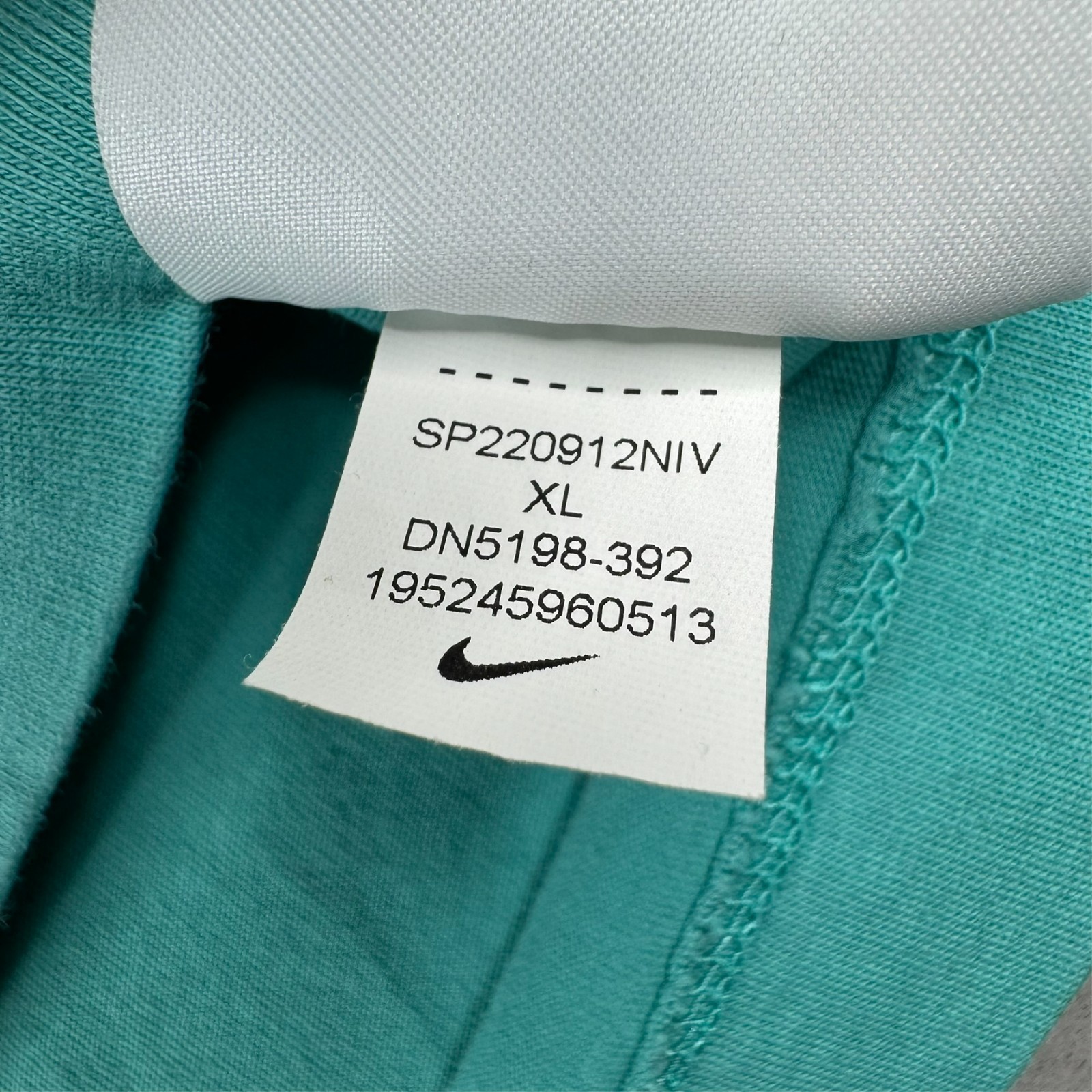 Nike Mens XL Teal Green 100% Cotton Dolphin "Just Do It" Logo Graphic T-Shirt gallery