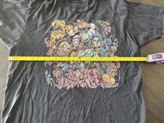 Ripple Junction Men’s Black Rick and Morty Graphic Crew Neck T-Shirt XL