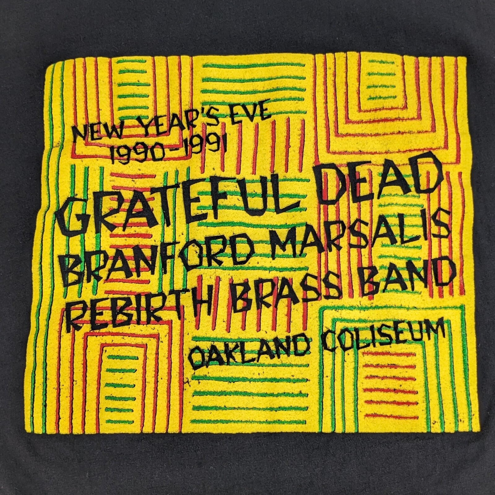 Vtg 1990-91 Grateful Dead "Mumbo in the Jumbo" T-shirt Men's Large* Single Sitch gallery