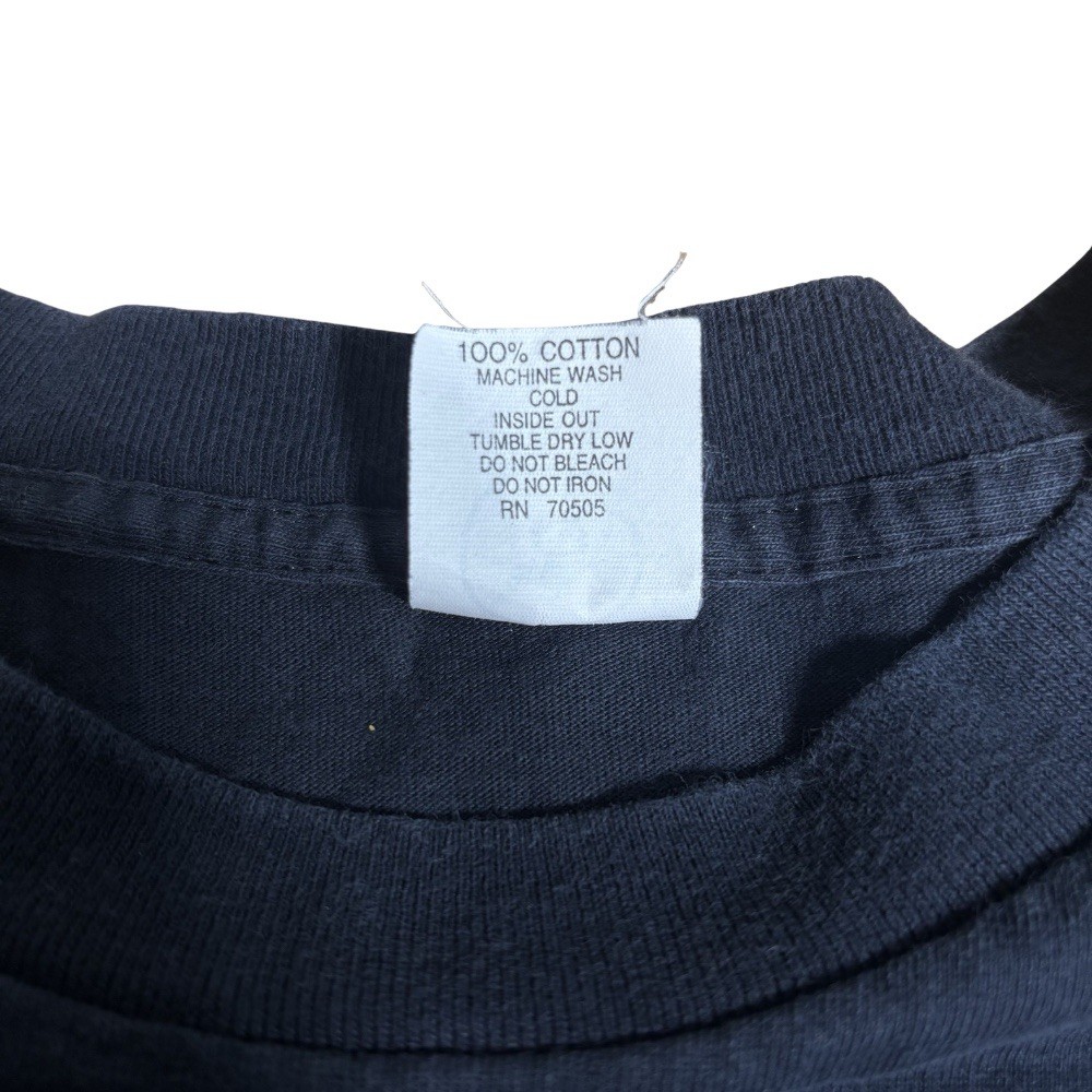 Vintage Camel Cigarettes Pocket T Shirt XL Made USA Single Stitch Black Tee gallery