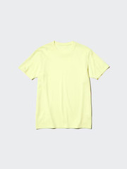 [2PCS SAME COLOR] UNIQLO Dry collar crew neck T-shirt XS-4XL 16Colors Unisex NWT