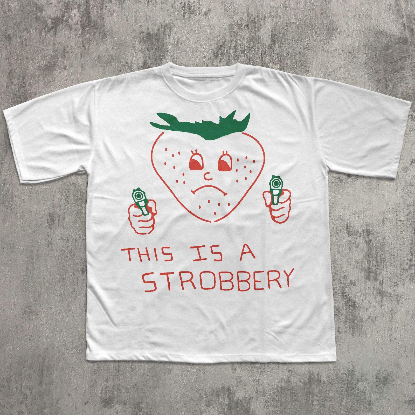 This Is Strobbery Funny Strawberry T-Shirt Retro Vintage Graphic Tee gallery