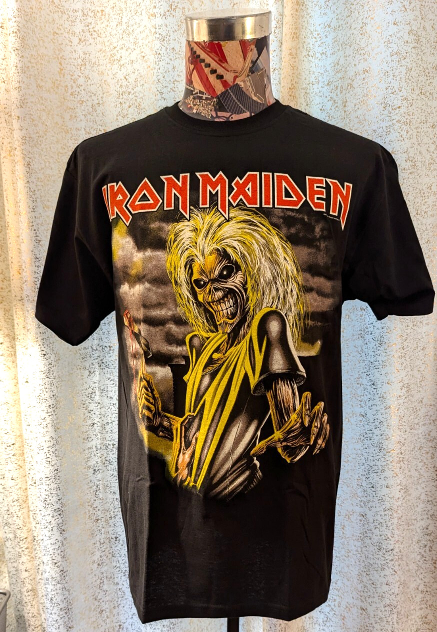 OFFICIALLY LICENSED IRON MAIDEN KILLERS DOUBLE-SIDED ROCK BAND T SHIRT gallery