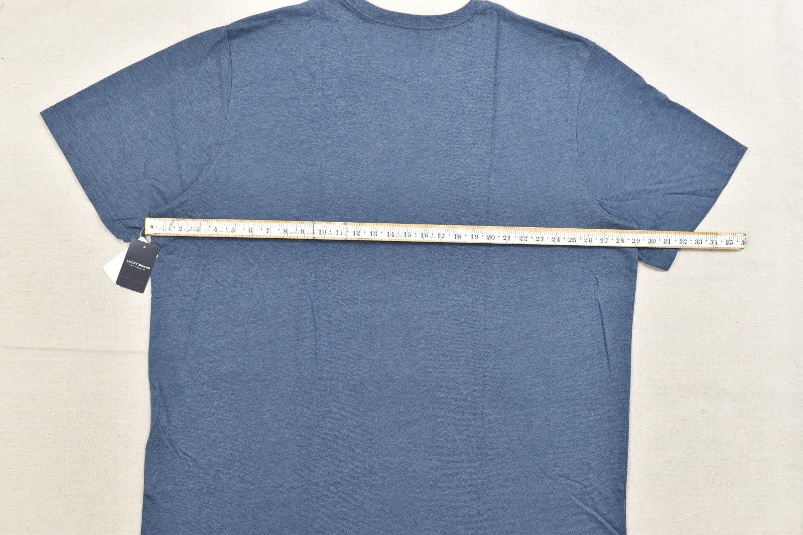 Lucky Brand Men's Fender Rock Hand Blue Short Sleeve Crew Neck Size 3XLT NEW gallery