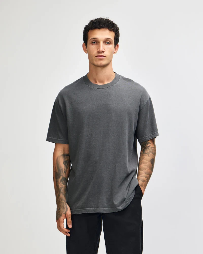 American Apparel Unisex Mens 4-Pack Fine Jersey Tee Faded Gray 100% Cotton XL