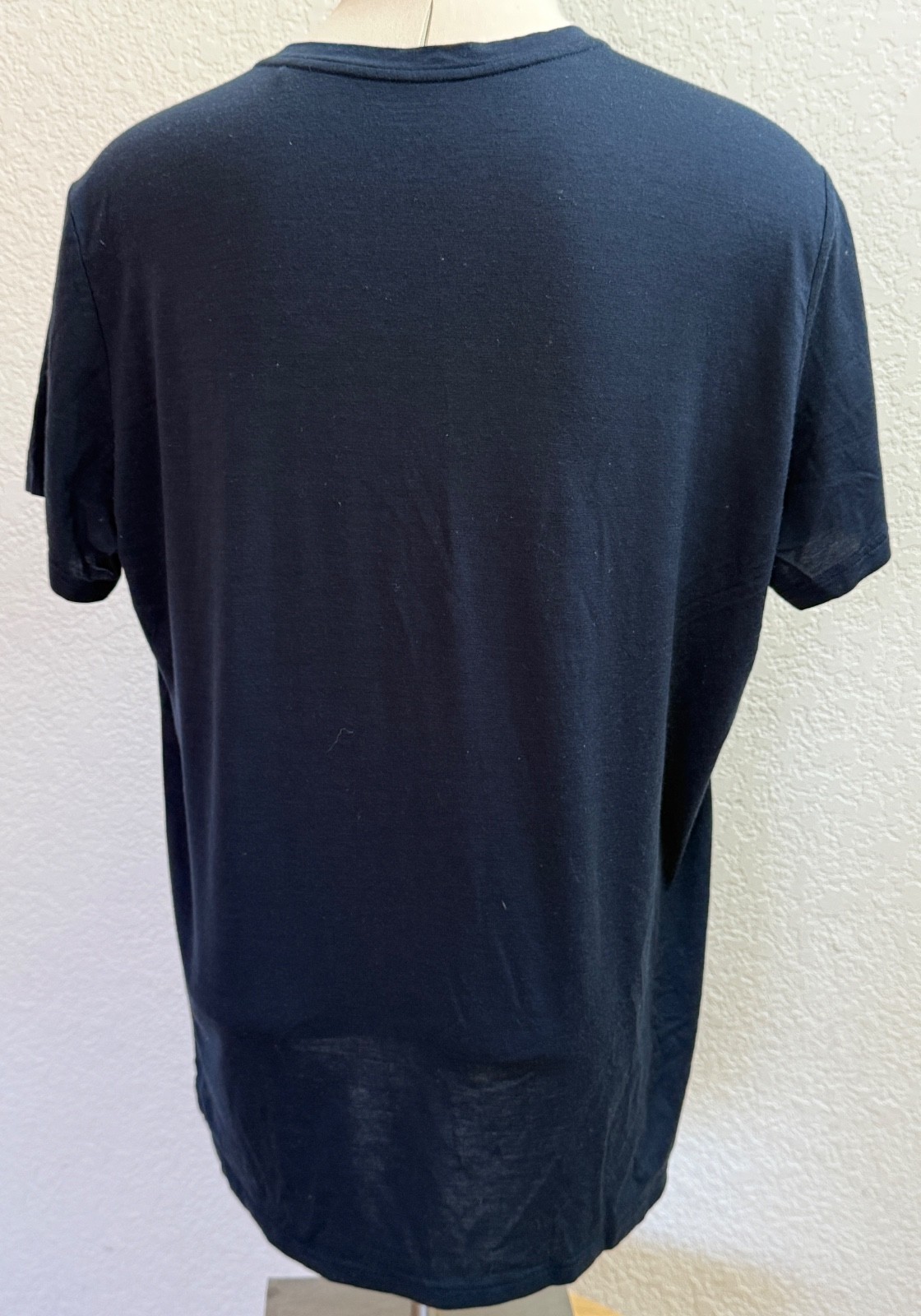 Mammut Alvra T Shirt Size 2XL Short Sleeve Merino Wool Blend Navy Blue GR3117 gallery