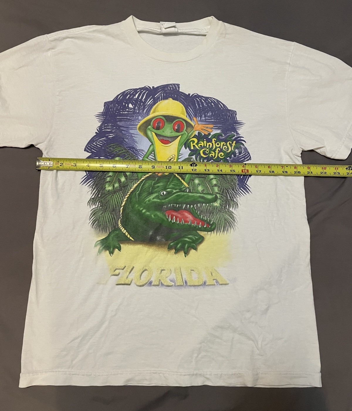 Vintage Rainforest Cafe Shirt Mens Medium Florida Frog Alligator Cartoon 90s Tee gallery