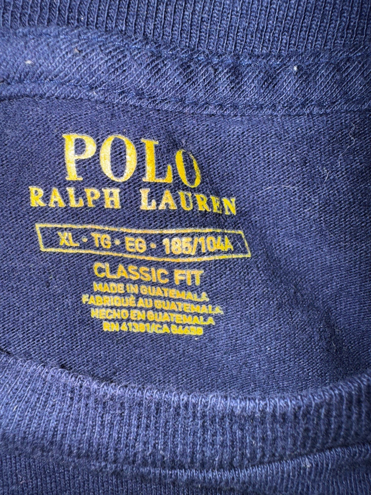 Polo Ralph Lauren graphic Mens T-Shirt Extra Large Big Logo Spell Out gallery