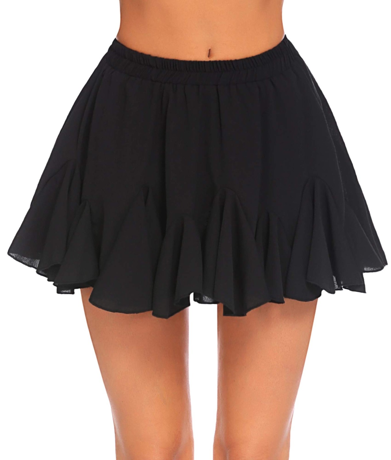 Avidlove Black Skirt for Women Pleated Skater Skirt Basic Casual High Waisted... gallery