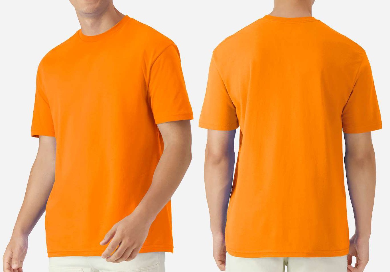 Gildan Mens Light Cotton Blend T-Shirt Hi-Vis Safety Colors Breathable Tee XS-5X