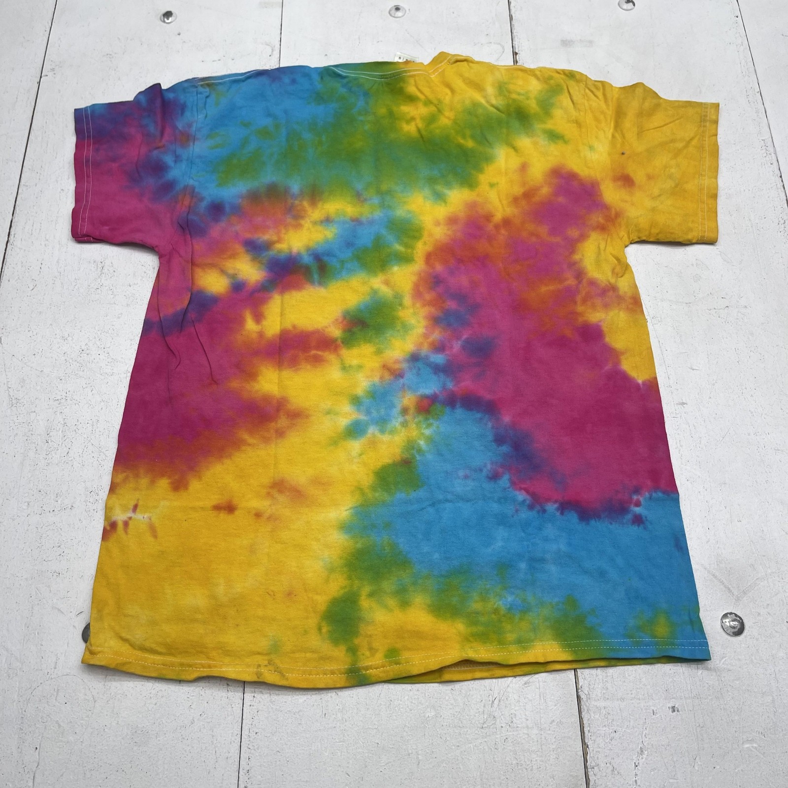 Colortone Shirt Mens Large Multicolor Tie Dye Graphic Tee Crewneck Cotton gallery