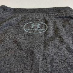 Harvard University Crimson Under Armour Performance T Shirt Mens L Gray Spellout