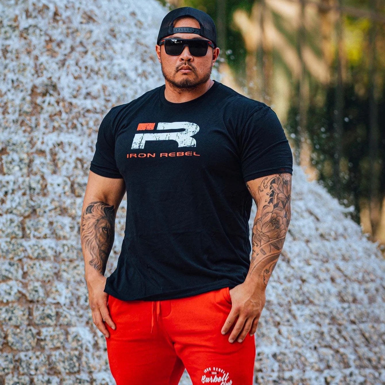Men’s Graphic Printed T-Shirt Oversized Gym Tee Bodybuilding Fitness Streetwear gallery