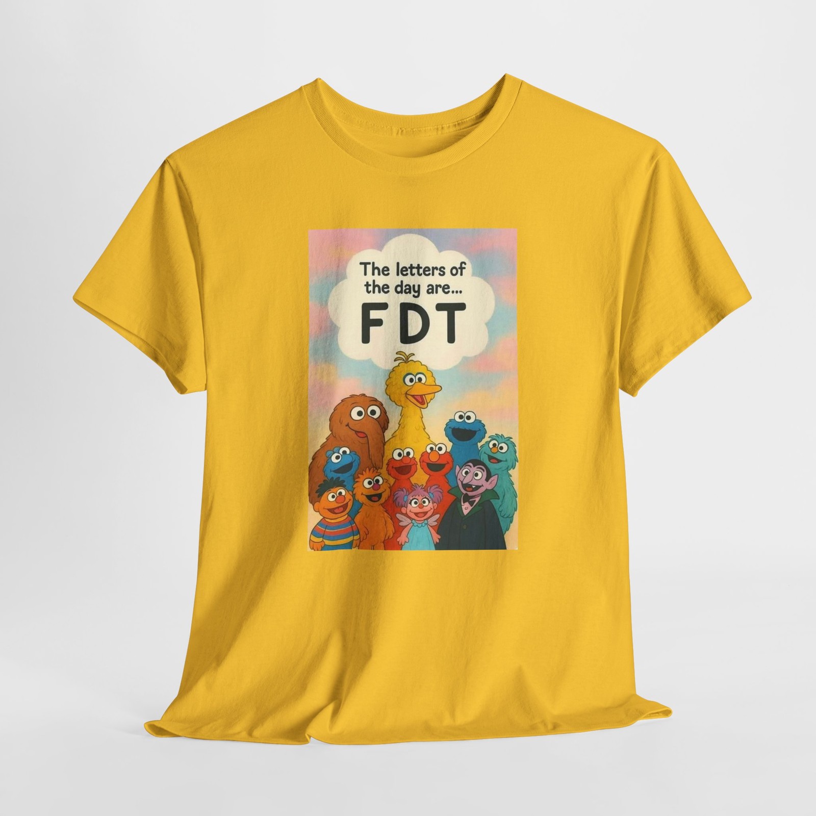 FDT Trump Cartoon Gildan Heavy Cotton T-Shirt – Political Retro Tee Shirt,