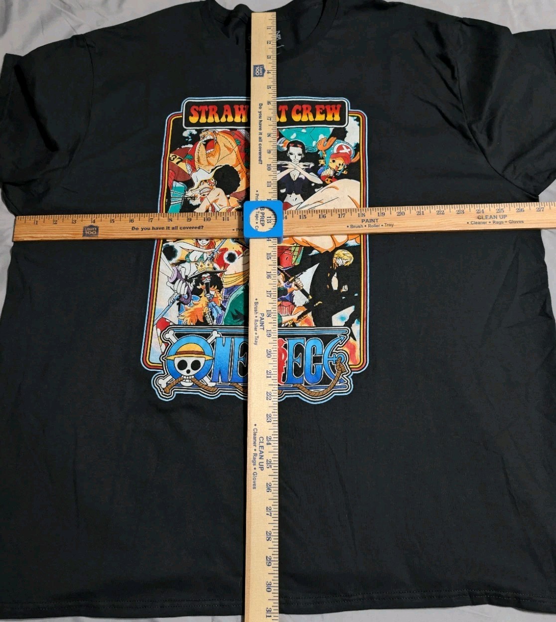 One Piece Straw Hat Crew Graphic T Shirt Black Anime Manga Mens 3XL gallery
