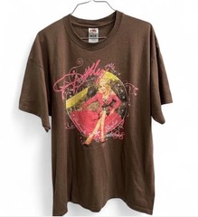 Vintage 2008 Dolly Parton Backwoods Barbie Tour T Shirt Brown Pink Size Xl