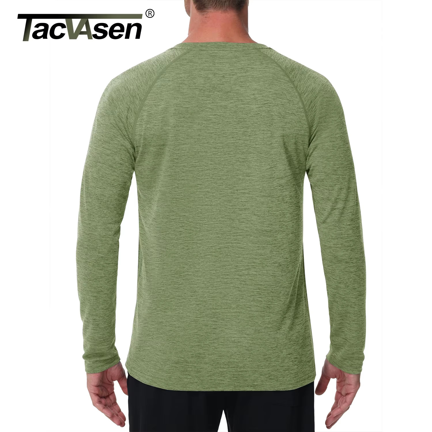 Mens Sports Shirt Long Sleeve UPF50+ Quick Dry Breathable Outdoor Fitness gallery