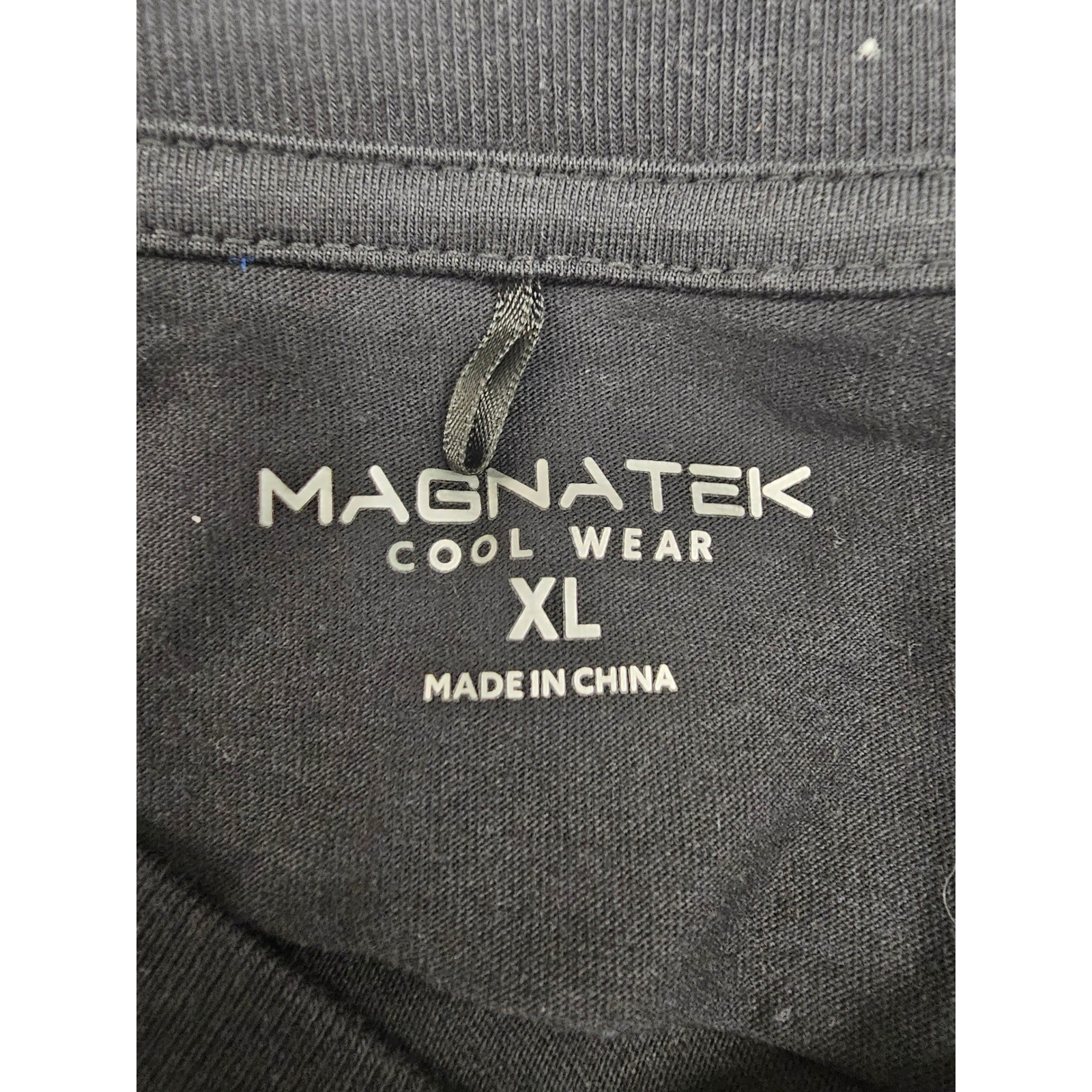 Magnatek Cool Wear Mens V-Neck T-Shirt Black XL MT1002T Cotton Blend gallery