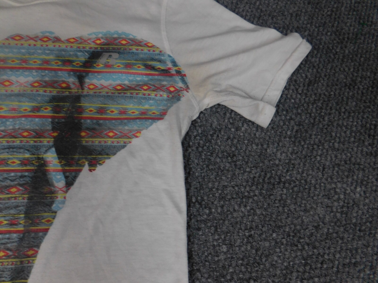 Russell Mens Shirt Small White elephant stretch graphic gallery
