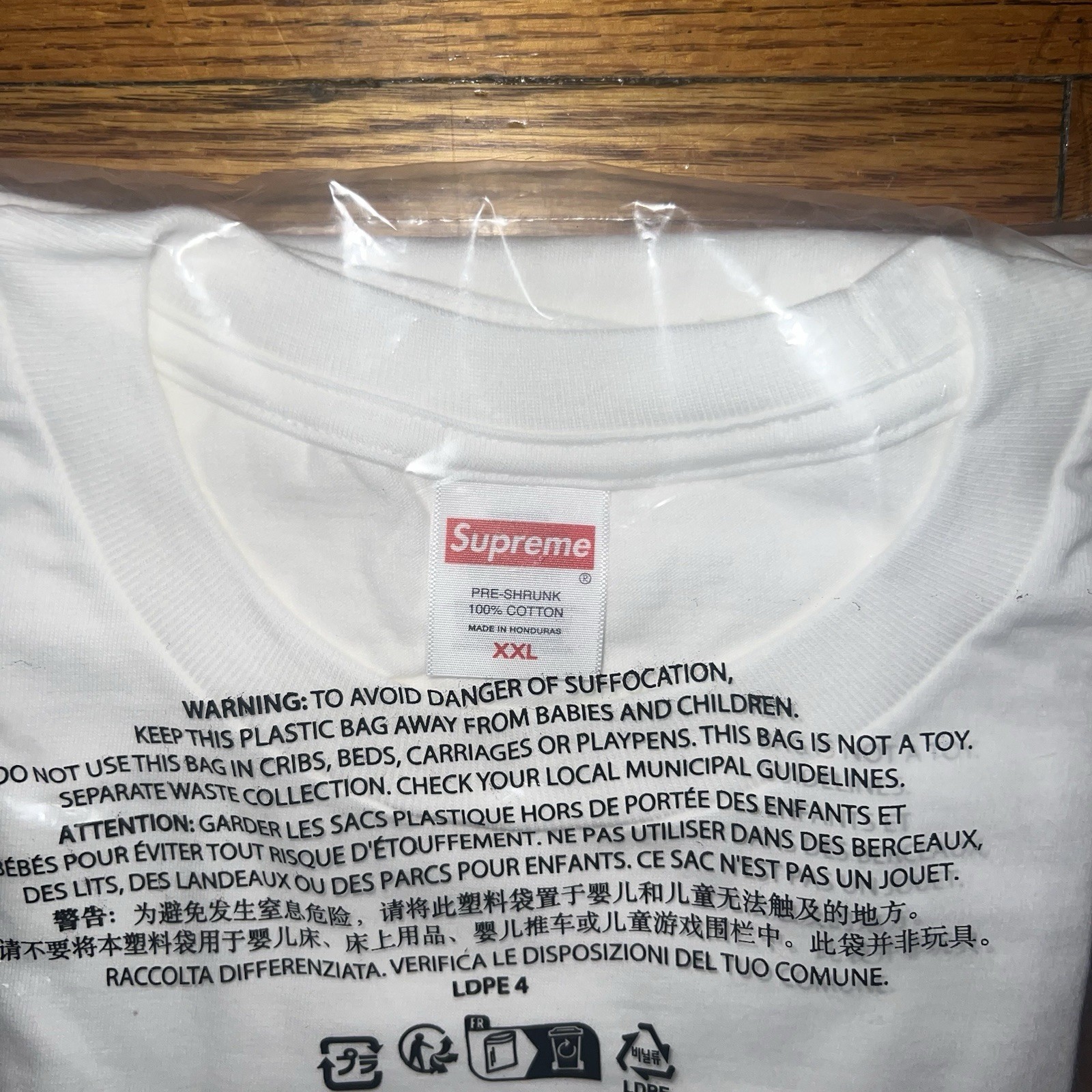 Supreme Duck Tee White Size: Extra Extra Large gallery