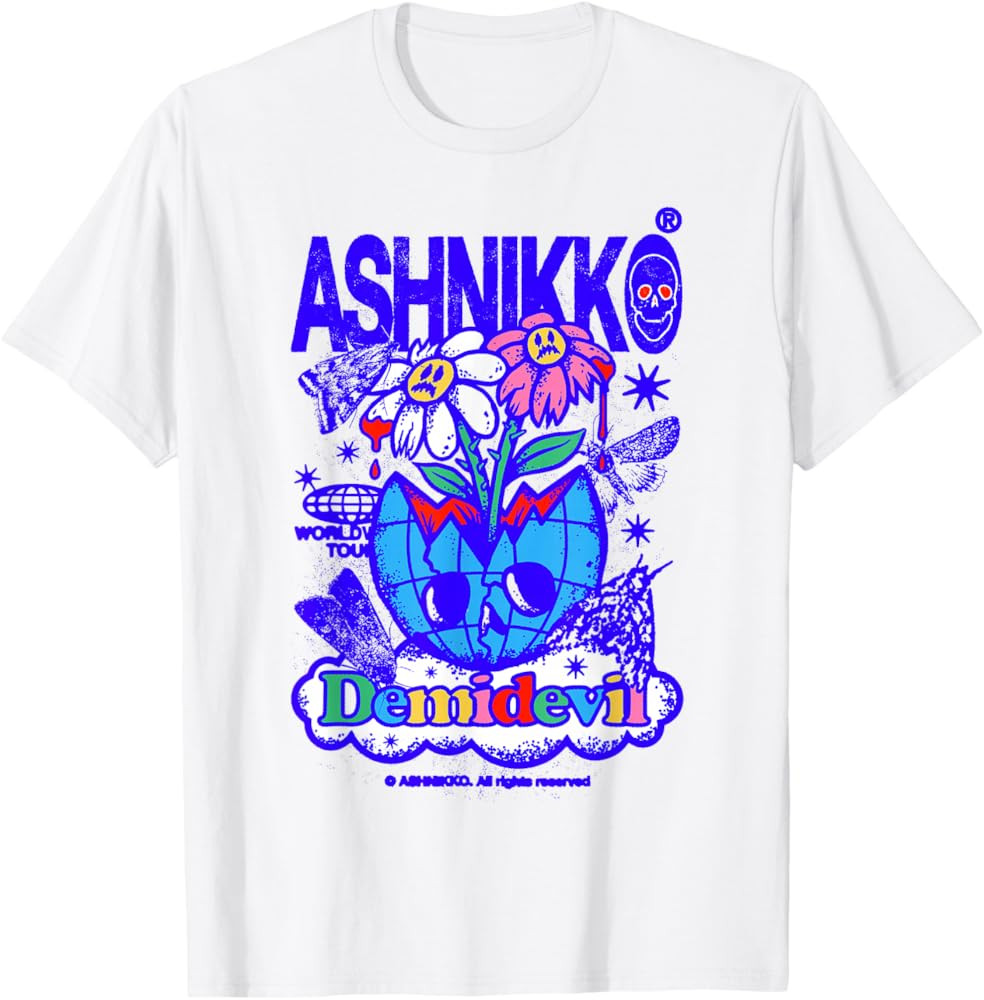 New! Ashnikko – Daisy World Tour T-Shirt Album Full Size S to 5XL SG596