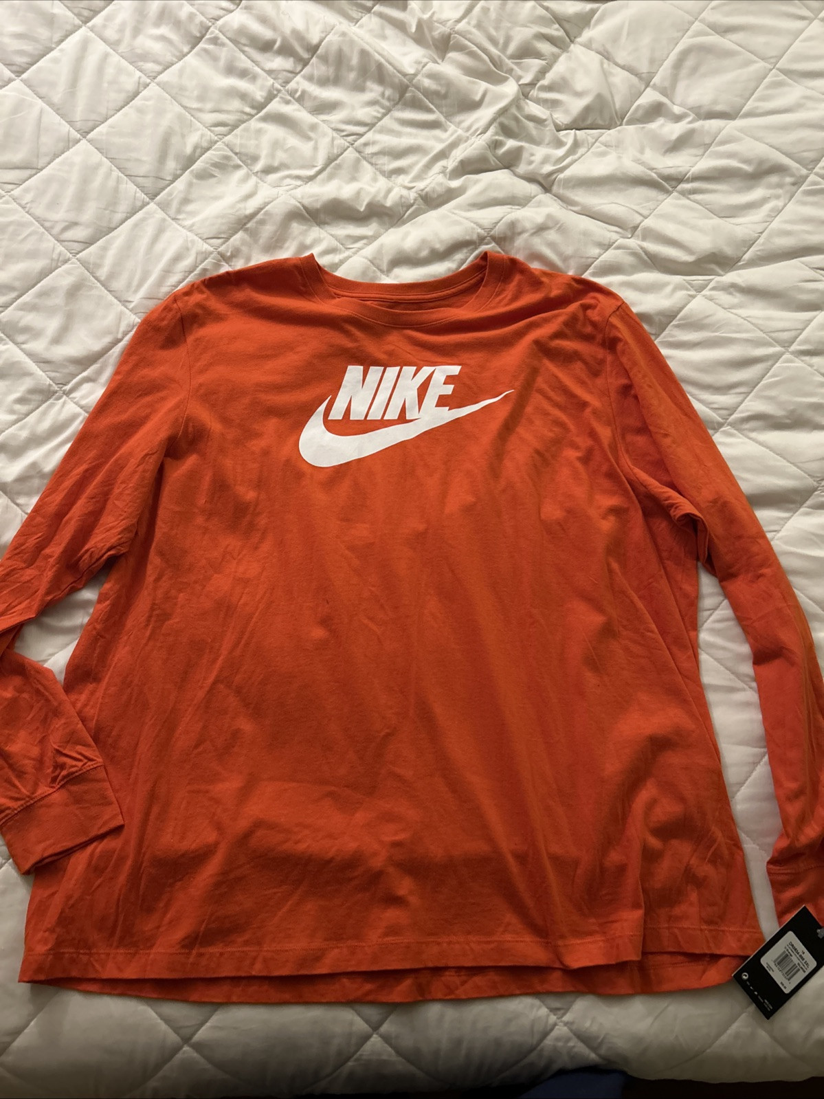 Men Nike Sportswear Icon Futura Logo Men’s 3XL University Orange DR0534-888
