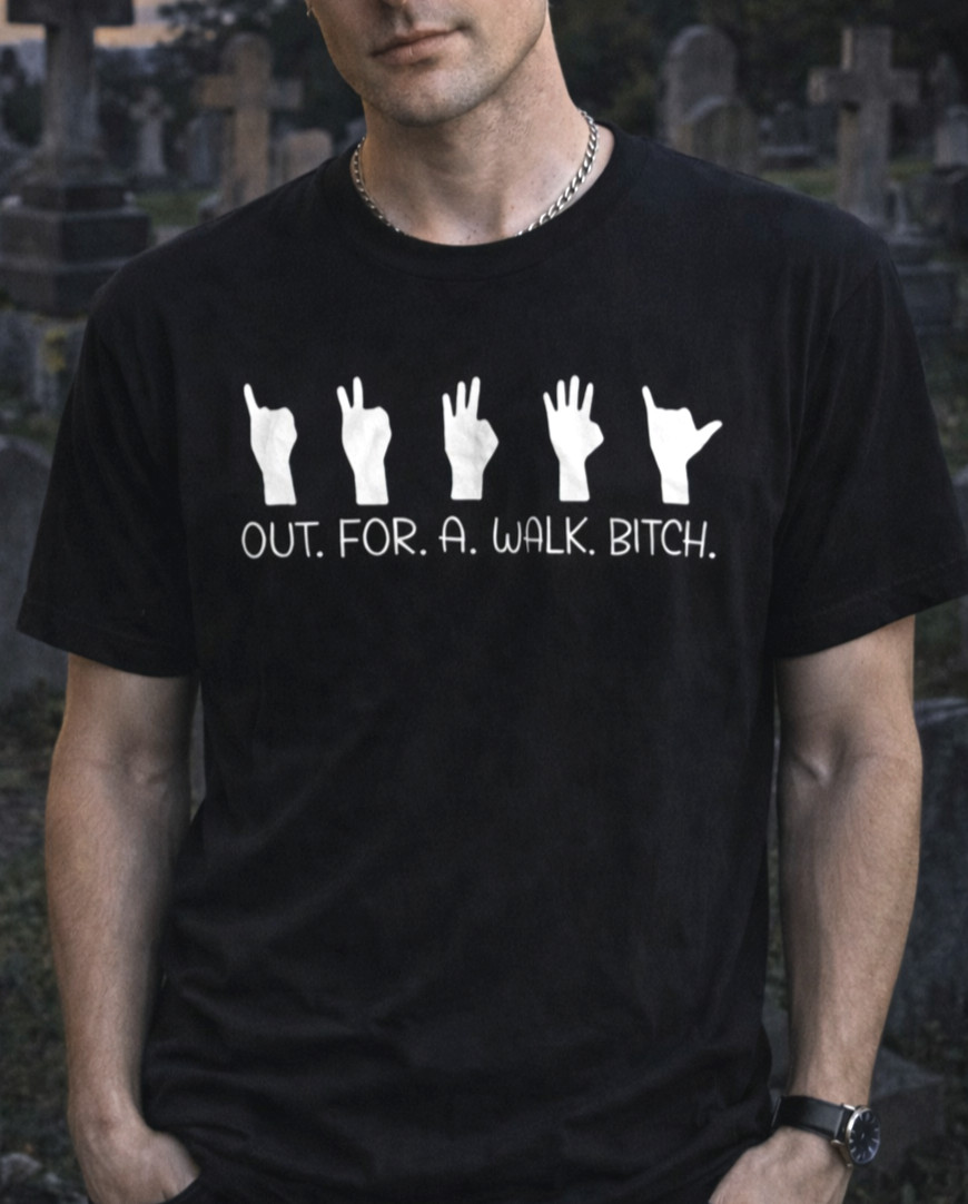Out For A Walk Bitch T-Shirt ♡ Spike! Buffy the Vampire Slayer ✩ 90s Spuffy TV! gallery