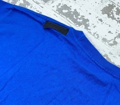 Superman Shirt Men Medium Blue Tee Chest Shield Logo Abs Costume Cosplay Adult *