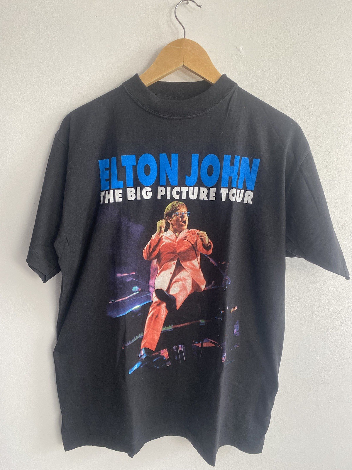 Elton John Vintage 1998 Big Picture Tour T Shirt Medium BG gallery