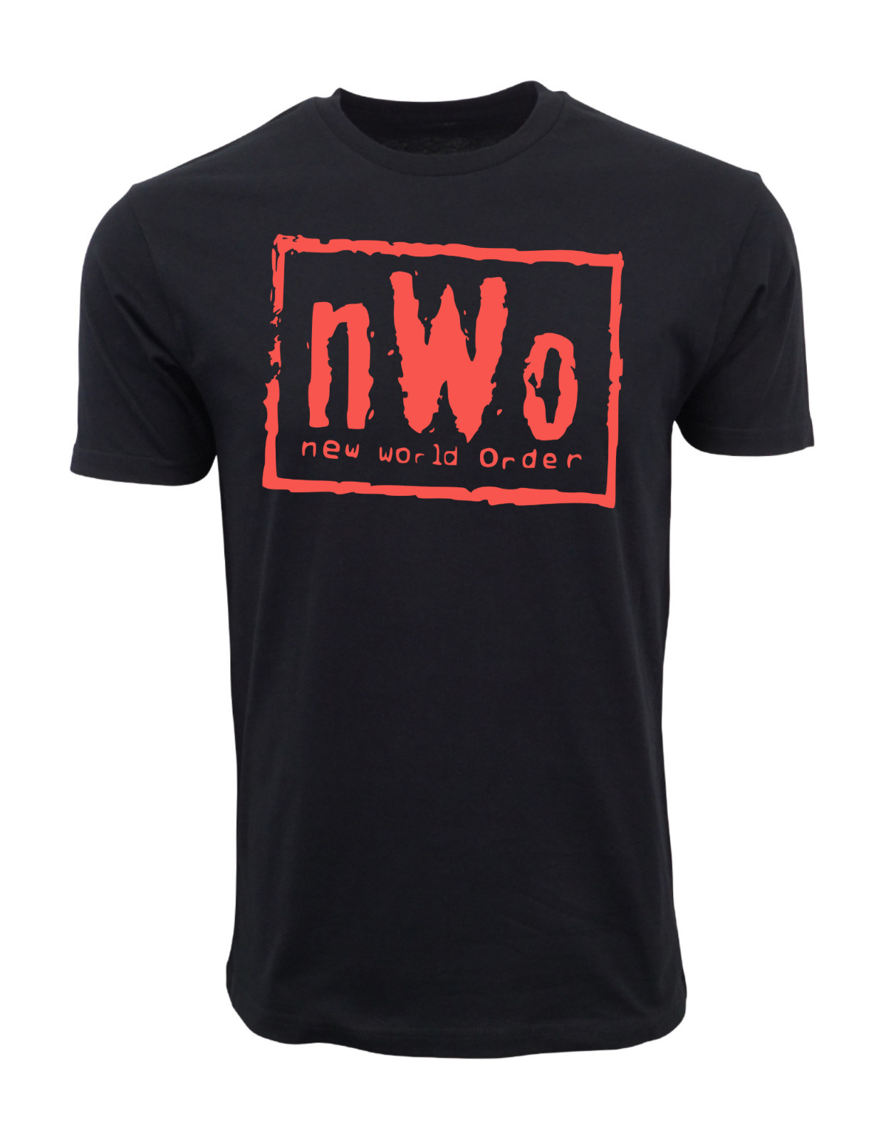 WWE NEW WORLD ORDER RED LOGO T SHIRT OFFICIAL ITEM BLACK gallery