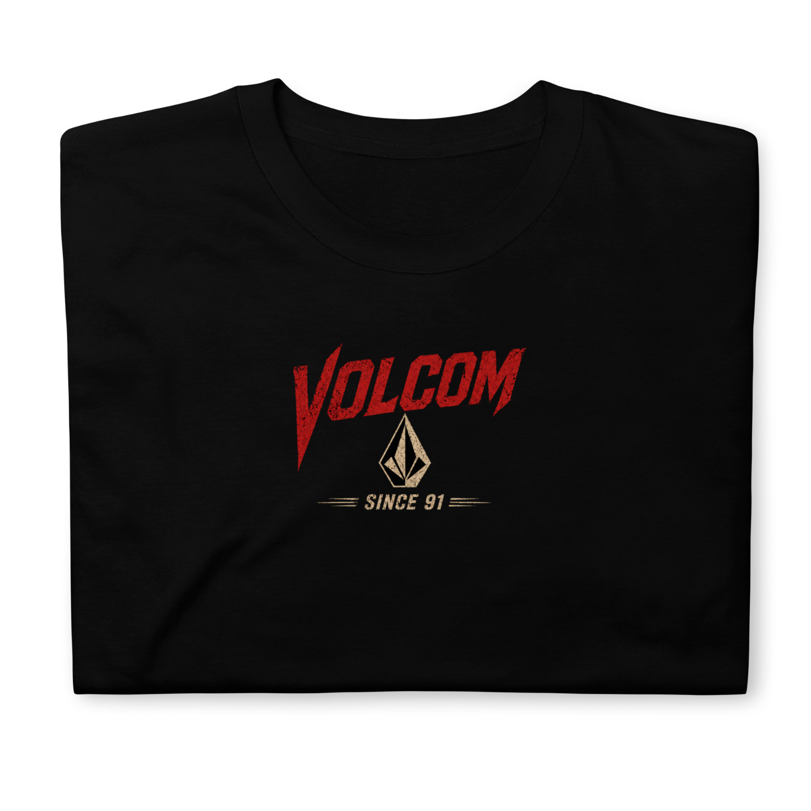Volcom Gothic Saint Nun Rifle Graphic T Shirt Streetwear Skater Punk Tee gallery