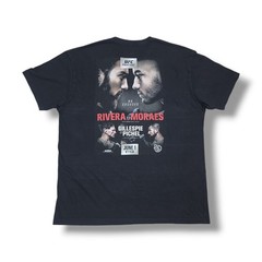 UFC UTICA No Excuses RIVERA vs MORAES Black T-shirt Men’s XL