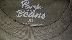 Pork and Beans Some Like A Pretty Face Army Green T-shirt Mens Size X-Large New