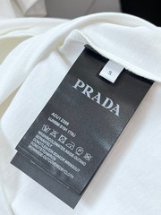 Prada 26SS Men’s Loose Round-neck Casual Short-Sleeved Shirt