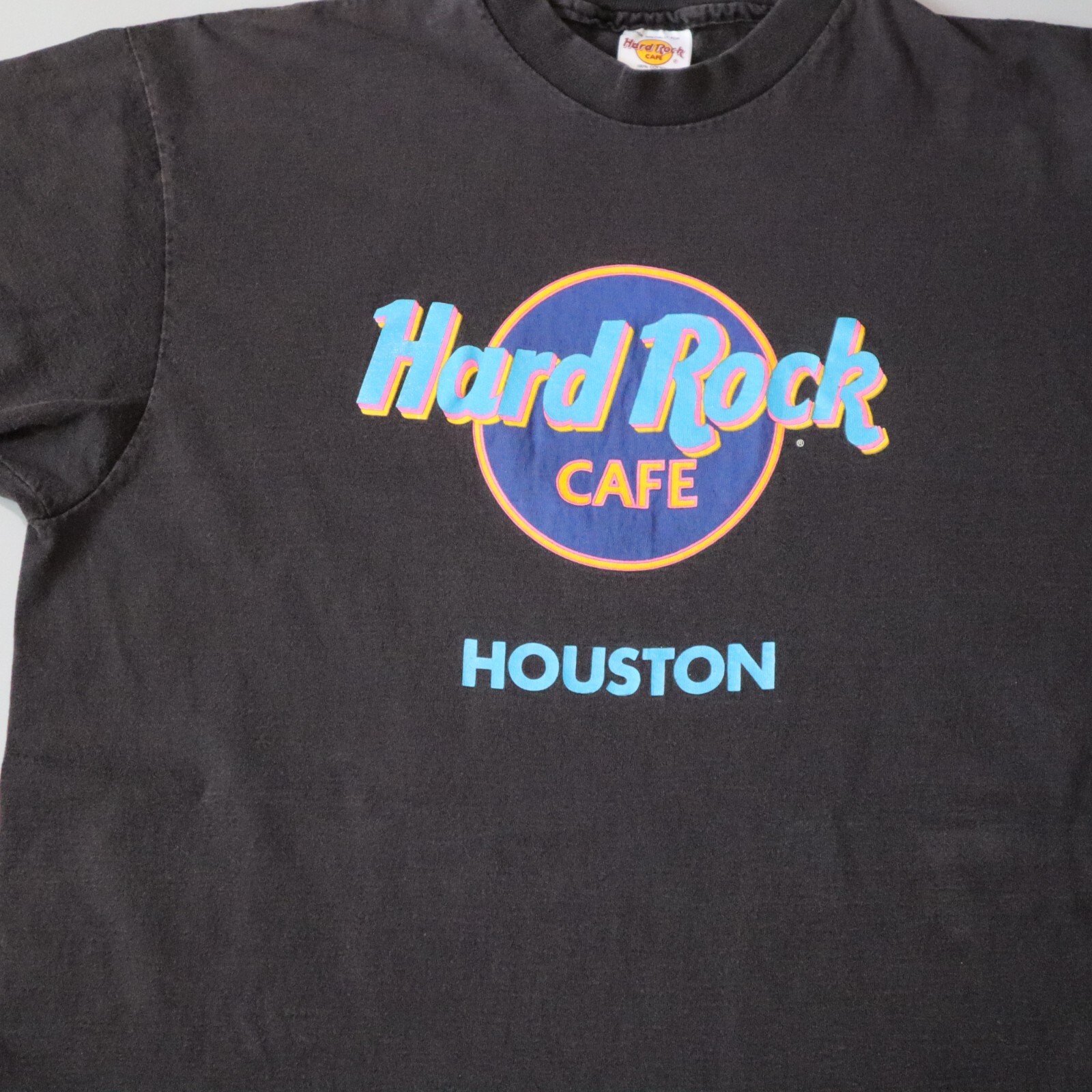 Vintage Hard Rock Cafe Shirt Mens XL Measures Large Houston Texas USA gallery