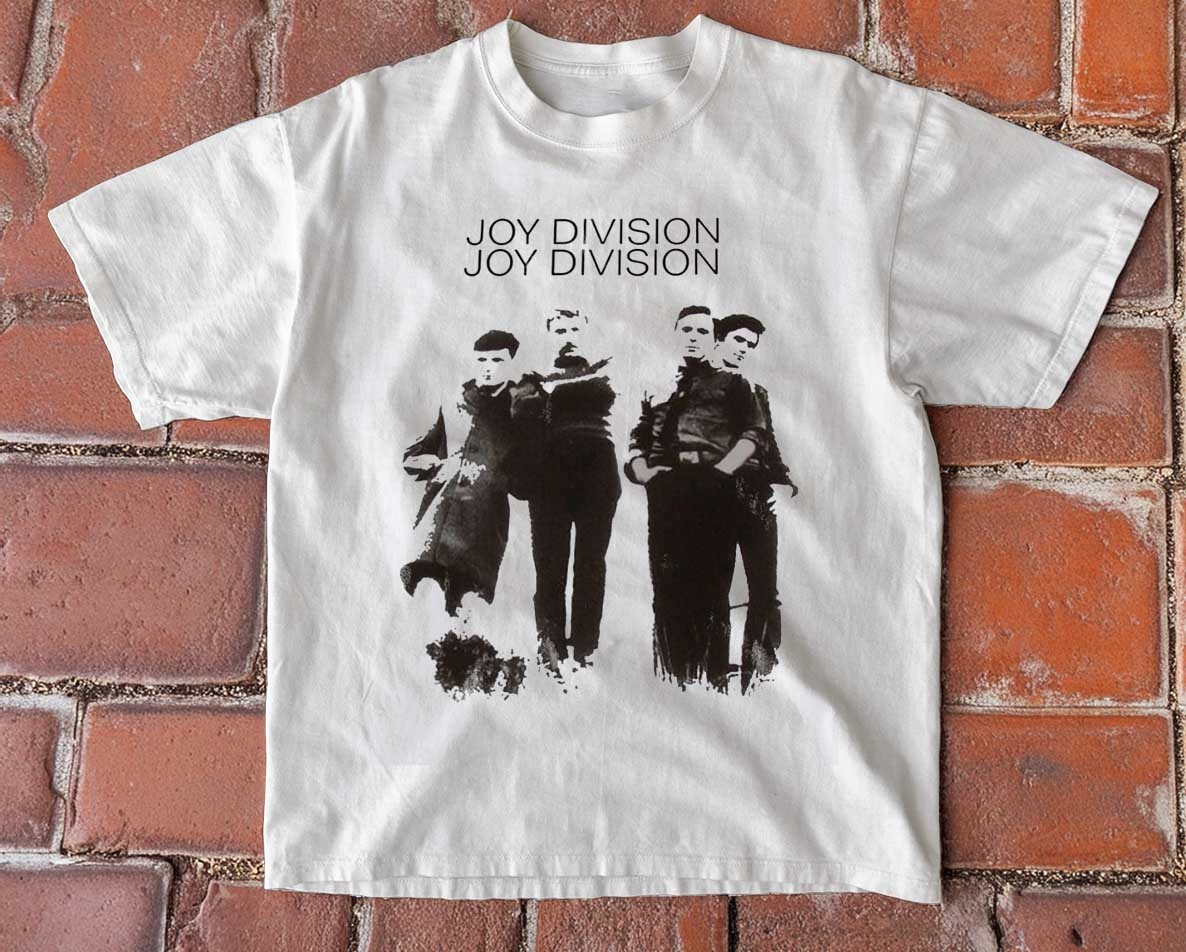 Joy Division English Rock Band Unisex White Cotton T-shirt S-5XL