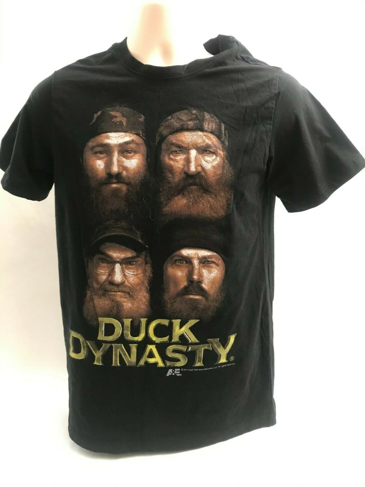 Quack Pack Duck Dynasty 2013 AE Black T-shirt Tee Size Medium